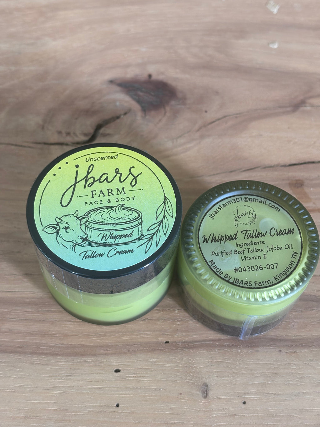 Whipped Tallow Cream-Unscented 2oz