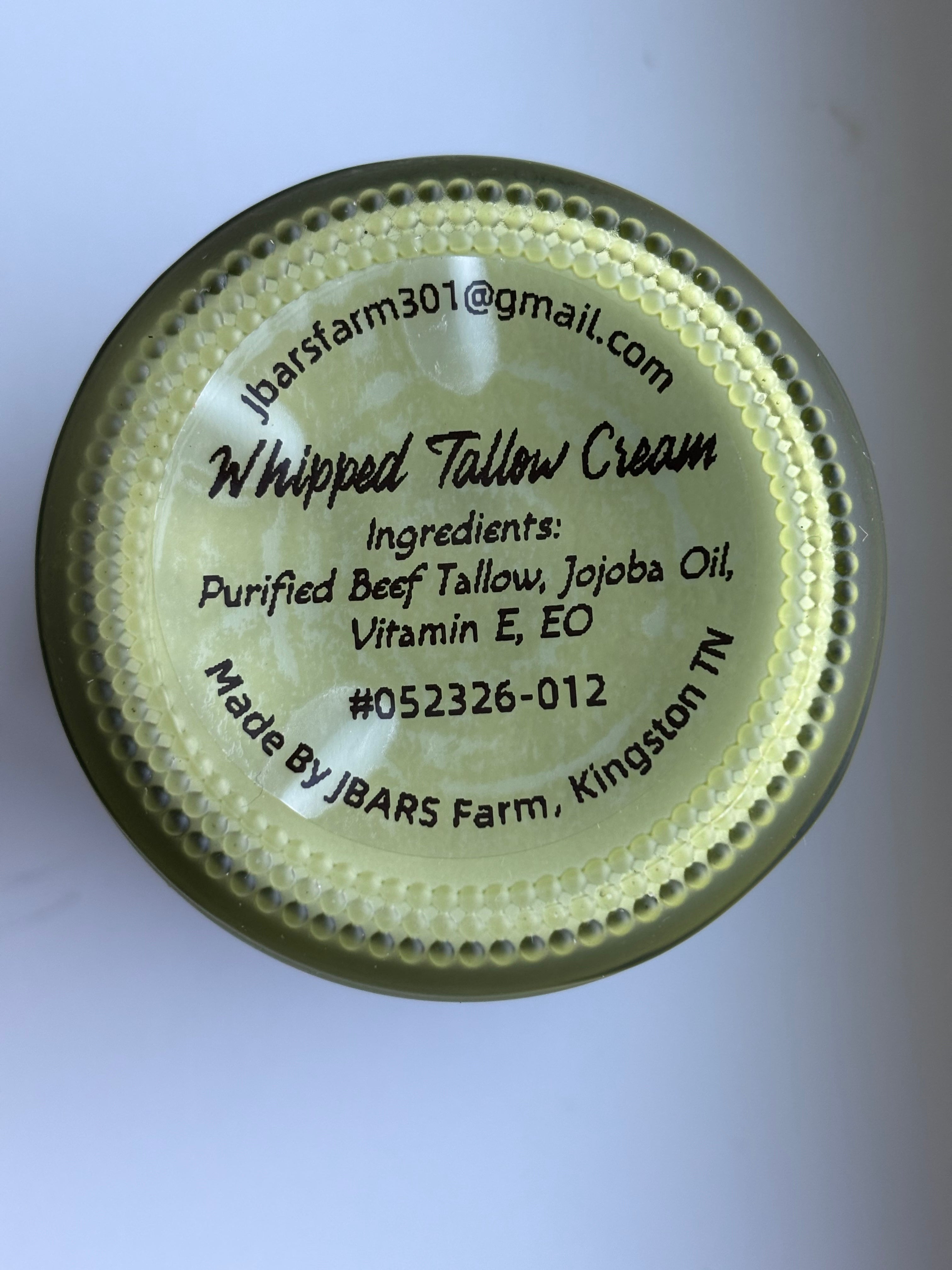 Whipped Tallow Cream-Scented 2oz